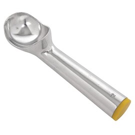 Vogue Ice Cream Scoop 3 oz, Yellow Cap, Aluminium, 12 Scoop Portions per Litre, Colour Coded Scoop, GJ540