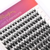 Wleec Beauty Wide Eye Lash Clusters Eyelash, 96PCS DIY Lash