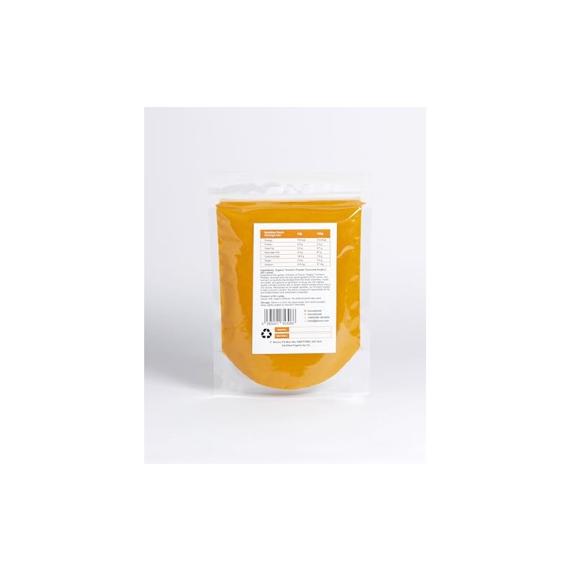 Bioura Organic Ceylon Turmeric Powder 100g, High Curcumin Content, Bio