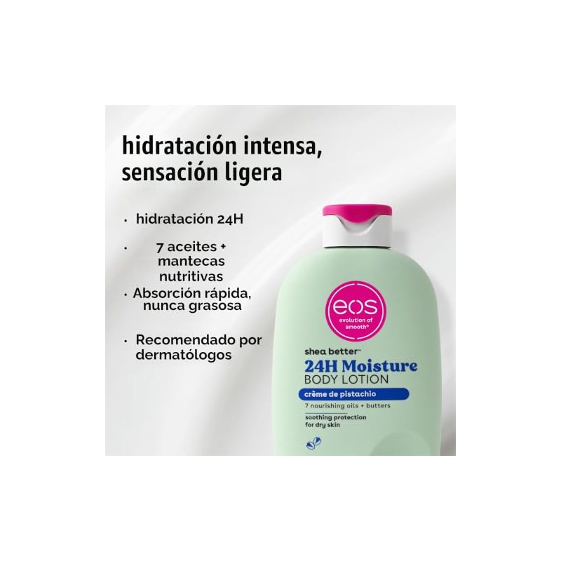 Eos Shea Better Loción Corporal Pistachio Cream 473 Ml |