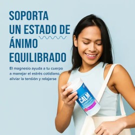 Natural Vitality Calm Suplemento de Magnesio 330mg 120 Gomitas Sabor Frambuesa Limon