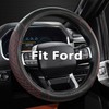 West Llama Customized Auto Car Steering Wheel Cover for Ford