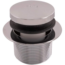 Eastman Tip-Toe Bath Drain Assembly Kit with Flange and Drain Washer, 1-1/2 Inch x 11.5 Inch Coarse Thread, Chrome Plated, 35235