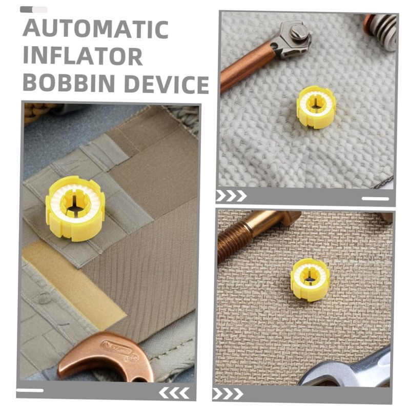 SUPVOX 6pcs Inflatable Life Jacket Bobbin Replacement with Advanced Watersoluble