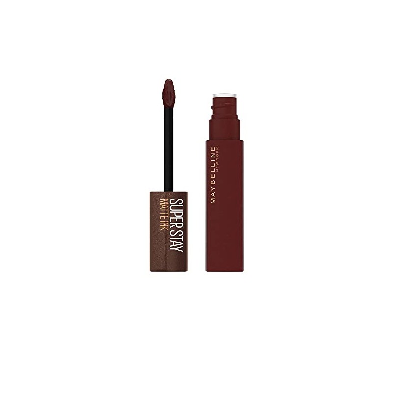 Maybelline New York Lipstick, Super Stay Matte Ink Coffee, Liquid,