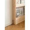 Heehee Solid Wood Bookshelf Bookcase Book Shelf Organizer for Books,