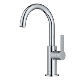 Kraus Oletto - llave de barra de cocina de una sola manija en cromo, grifos para fregadero de cocina, KPF-2822CH