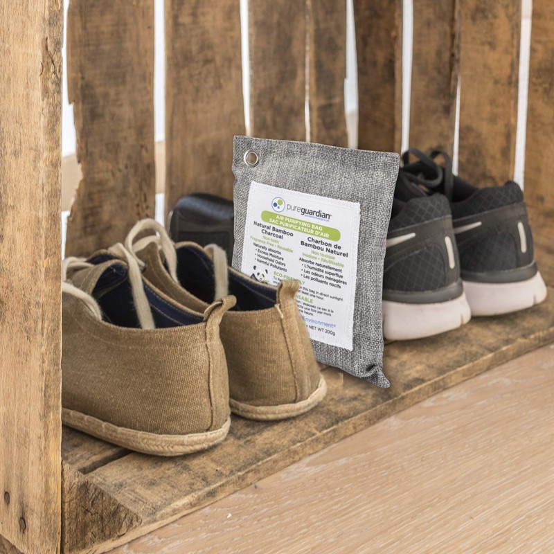 PureGuardian CB200 Bamboo Charcoal Air Purifying Bag, Eco-Friendly, Naturally Absorbs