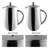 3 Cup Stainless Steel Double Wall Cafetiere