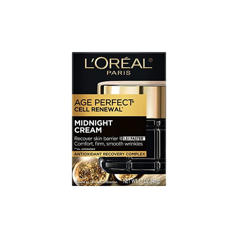 L’Oréal Paris Age Perfect Midnight Cream, Antioxidant Recovery Complex, 1.7