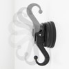 FECA 2-Pack | Medium Adjustable Swivel Suction Cup Hook Holds