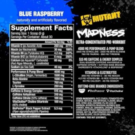 Pre Entreno Mutant Madness 30 Servicios Todos Los Sabores