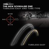 Schwalbe Unisex's ONE Perf, RaceGuard, MicroSkin, TLE Tyres, Black, 30-622,