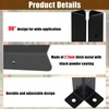 CNQLIS 4pcs Adjustable Deck Post Anchor Base Brackets Fit 1.5x1.5,