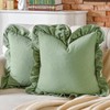 AmHoo Pack of 2 Throw Pillow Covers 100% Cotton Pre