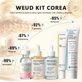 Weud Solución Piel Acné Poros Primera Arrugas