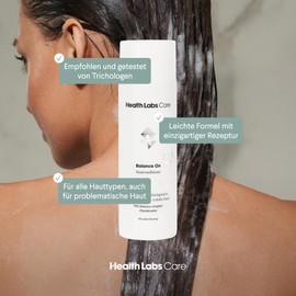 Health Labs Care Hair Conditioner with Creatine and Ceramides, Hair Treatment for Dry Hair, Smooths Hair and Makes Combing Easier, Gives Hair Suppleness and Shine, PEH Balance, 200 ml