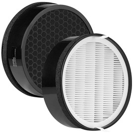 Sichler Haushaltsgeräte Accessories for WLAN Air Purifier: Replacement 2-in-1 HEPA and Carbon Air Filter for Air Purifier LR-300.app (Electronic Air Purifier, Air Purifier Google Home, Activated
