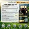 3pcs Nad+ Resveratrol, Apoyo Con Fórmula Liposoma 100 Cáps