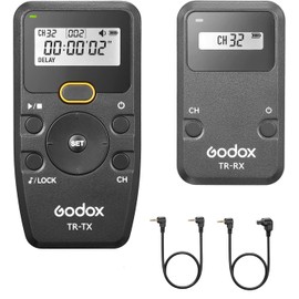 Godox TR-C1 TR-C3 Remote Shutter Release for Canon, Wireless Shutter Release Intervalometer Compatible for Canon R7 R6II R5 R RP 1Ds Mark III 5D Mark III 7D 6D 5D 90D 80D 70D 1200D G10 EOS M6 M6II M5