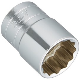 Kyoto Machine Tools (KTC) Socket 12 Angle, B4-19W, Opposite Side Dimensions: 0.7 x 0.5 inches (19 x 12.7 mm), 1 piece