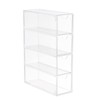 Stackable 4 Drawer, Acrylic Glasses Storage Box for Make-Up, Office