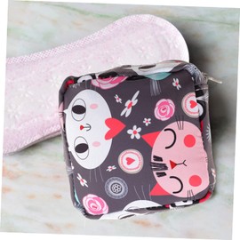 FOMIYES 3pcs Sanitary Napkin Bag for Women Travel Size Period Pouch Pockets for Toiletry Products and Small Belongings