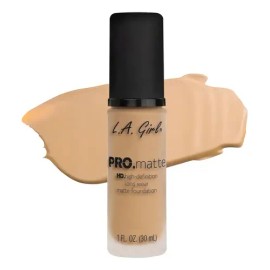 Base de Maquillaje Líquida L.A. Girl PRO Matte Tono Nutmeg 30 mL