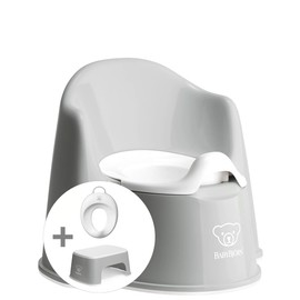 BabyBjorn Potty Training Bundle, Grey/White
