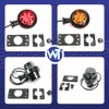 Web Truck Outline Light Marker Light Old School Tuning Dark