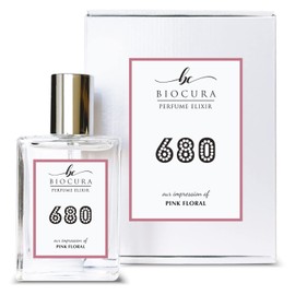 BIOCURA BC Perfume 680 Inspired by Pink Floral For Women & Men Replica Fragrance Dupes Eau de Parfum Spray Bottle 1.7 Fl Oz/50ml-X1