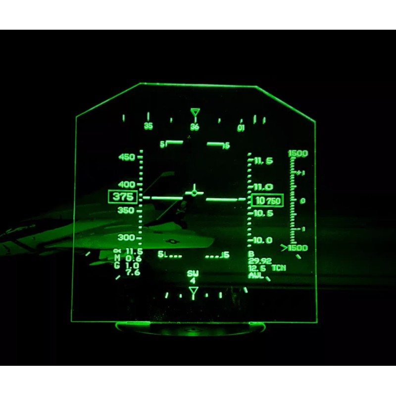 F14 Tomcat Heads Up Display -HUD- LED Light -Sign -