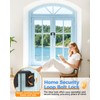 Sliding Door Loop Lock with Rotary Locking, Heavy Duty Aluminum