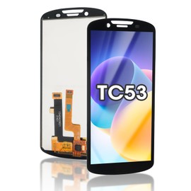 TC53 LCD Screen Replacement for Zebra TC53 TC58 Barcode Scanner Mobile Computer, LCD Module with Touch Screen Digitizer Assembly for Efficient Replacement