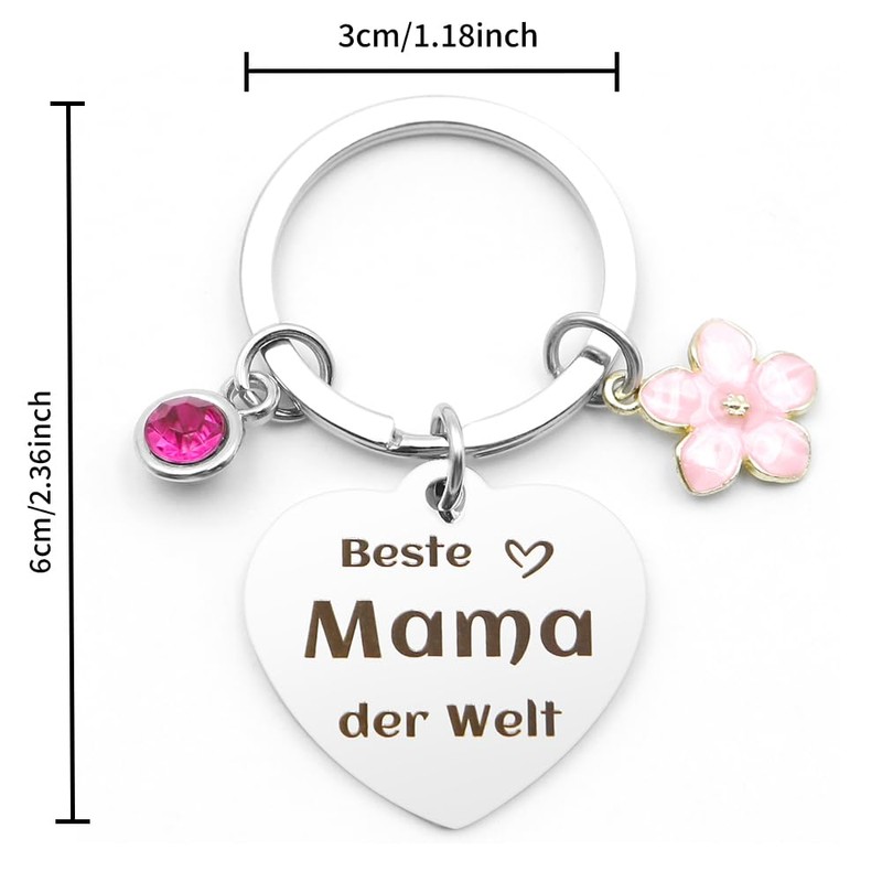 Mother's Day Gifts For Mum Keyring Mum Mother Gift Birthday