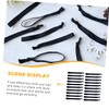 Baluue 20pcs Adjustable Elastic Hair Ties for Men No Damage
