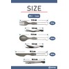 MYsk Folding Titanium Cutlery Set of 3