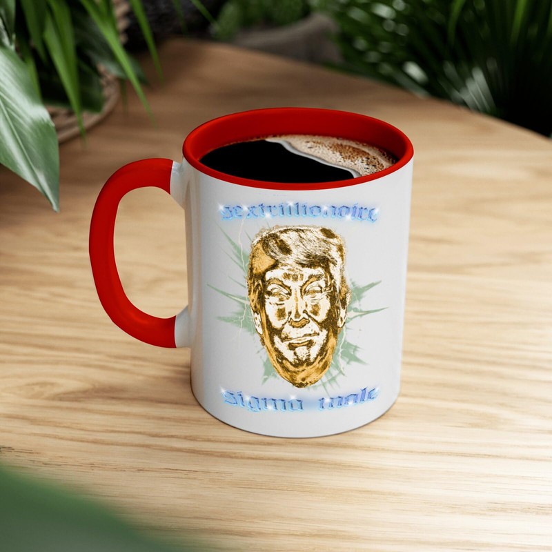 Tasse Farbe Premium Qualität rot – Sextrillionär Trump Lustiger Humor