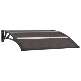 Commercial Door Canopy Black PC 47.2x29.5 Waterproof Contemporary DesignColor: Black1