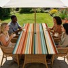 Outdoor Tablecloth with Umbrella Hole and Zipper 72" x 30"