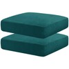 MAXIJIN Velvet Stretch Seat Cushion Covers Couch Cushion Cover for