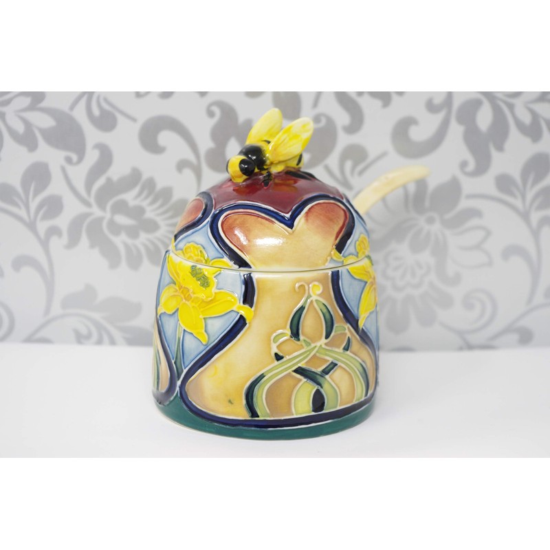 Old Tupton Ware - Daffodil Design - Honey Pot and