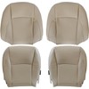 Priprilod Microfiber Leather Perforated Driver and Passenger Side Bottom and
