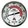 Tel-Tru BQ300 Barbecue Thermometer, 3 inch Aluminum Zoned dial, 4
