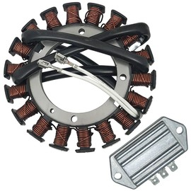 Carbman 237878-S Stator Kit for Kohler & OPD 15/20 AMP 54-755-09S, 41-403-09S K241 K301- K341 Lawn Tractor Regulator CH20 CH21 CH22 CH23 CH24 CH25 for John Deere L110 L130 Charging Coil Assembly