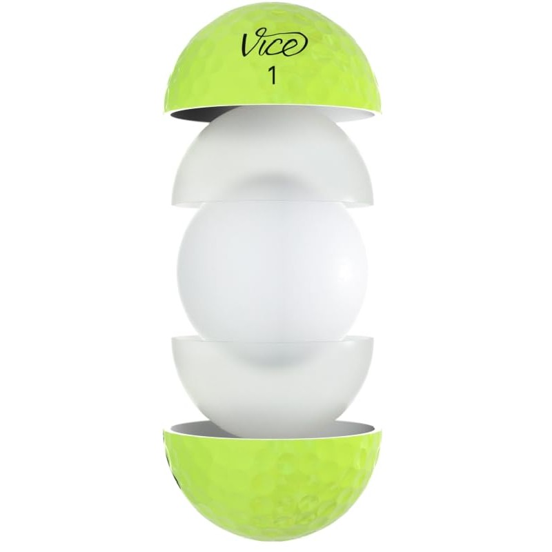 Vice Pro Golf Balls, Lime, 1 dozen