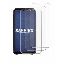 Savvies Pack of 6 Screen Protectors for Fossibot F106 Pro Ultra Transparent