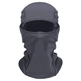 AYPOW Balaclava Face Mask, Soft Breathable Multi-Purpose Windproof Motorcycle Cycling Balaclava Tactical Hood Elastic Ski Mask Balaclava Hat Headwear Helmet Liner - Universal Size, darkgray