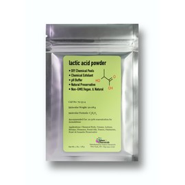 Lactic Acid Powder Lactic Acid Cosmetics Grade DIY Lactic Acid Peel for Skin Moisturizing by Talsen Chemicals (1 Ounce (Pack of 1)