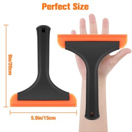 Astfys Silicone Pet Hair Removal,Pet Hair Rubber Carpet Rake Cat Dog Hair Remover with 8in Long Handle Pet Hair Remover for Furniture Couch Carpet